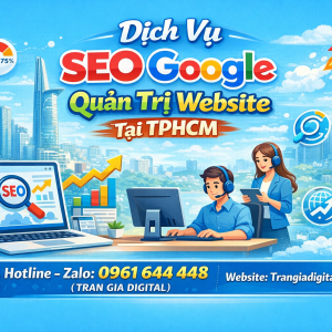 Dịch Vụ SEO Google, Quản Trị Chăm S&oacute;c Website Tại TPHCM | Trần Gia Digital - 0378726309 