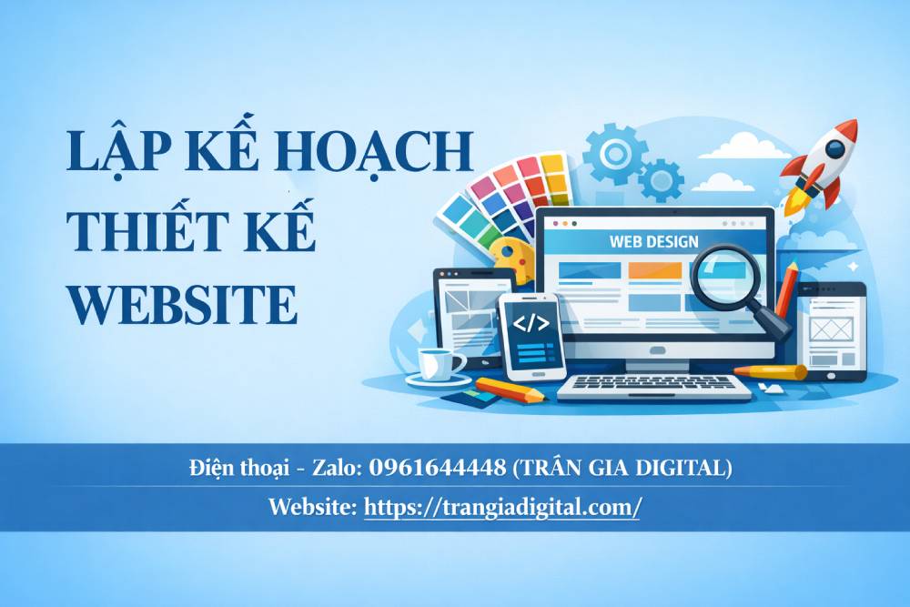 Bí quyết lập kế hoạch thiết kế website hiệu quả