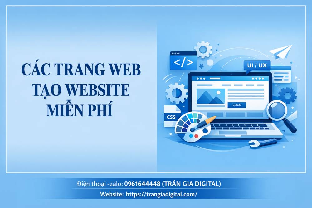 Top 10 các trang web tạo website miễn phí tốt nhất và dễ dùng