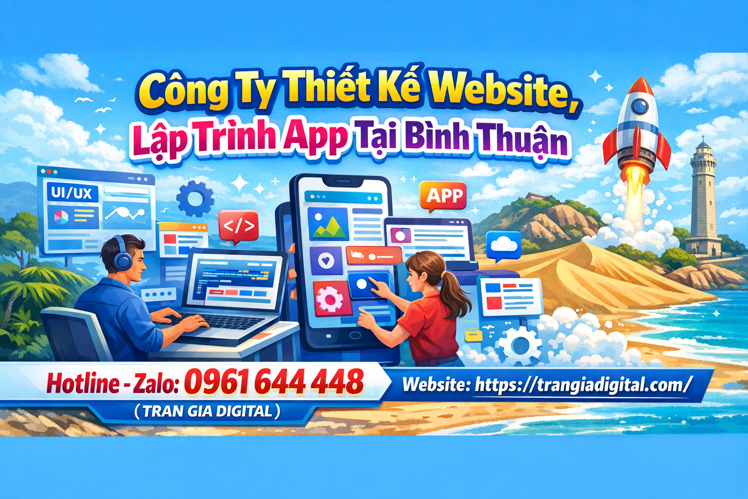 Công ty Thiết Kế Website, Lập Trình App Tại Bình Thuận