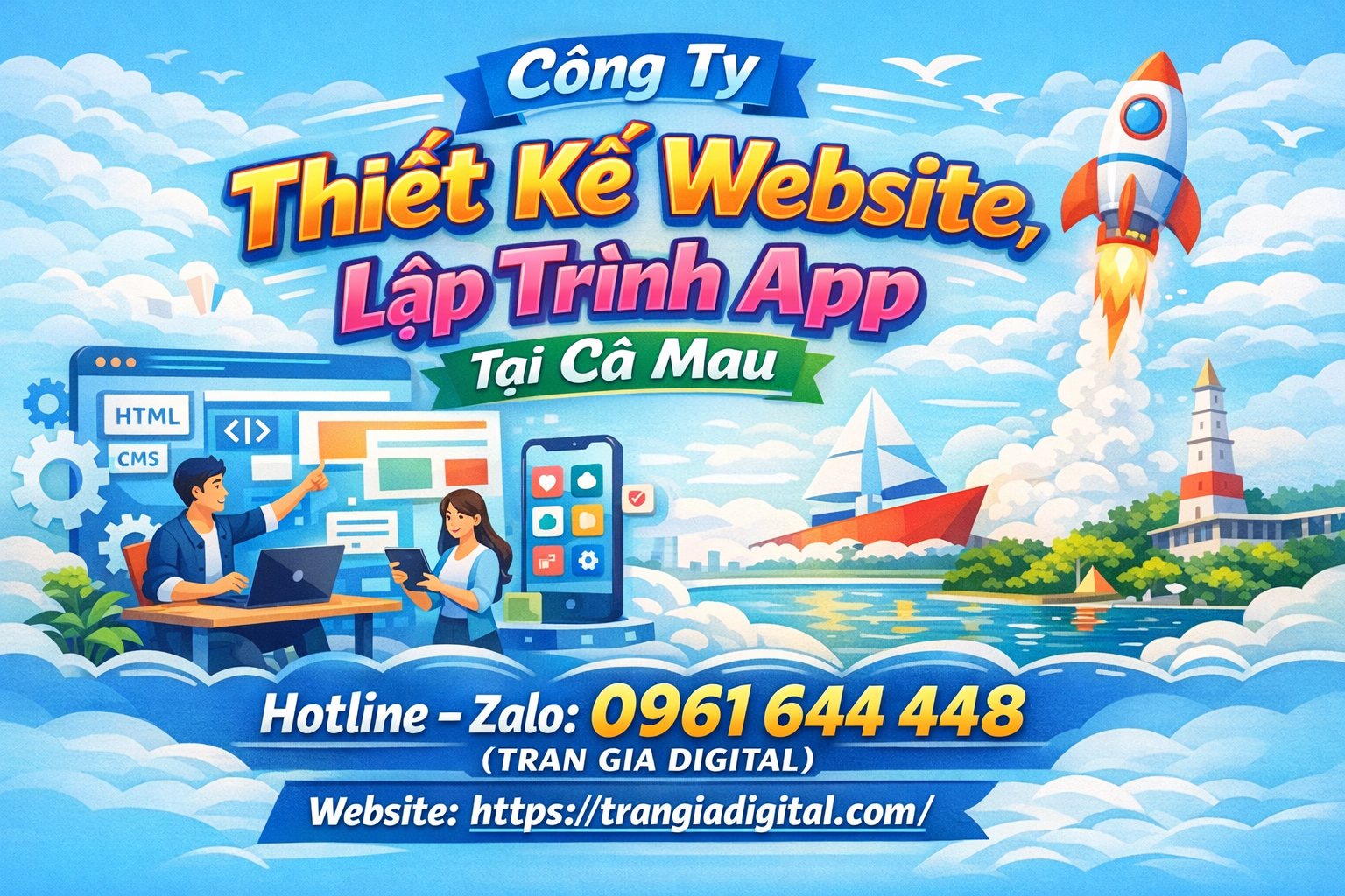 Công ty Thiết Kế Website, Lập Trình App Tại Cà Mau