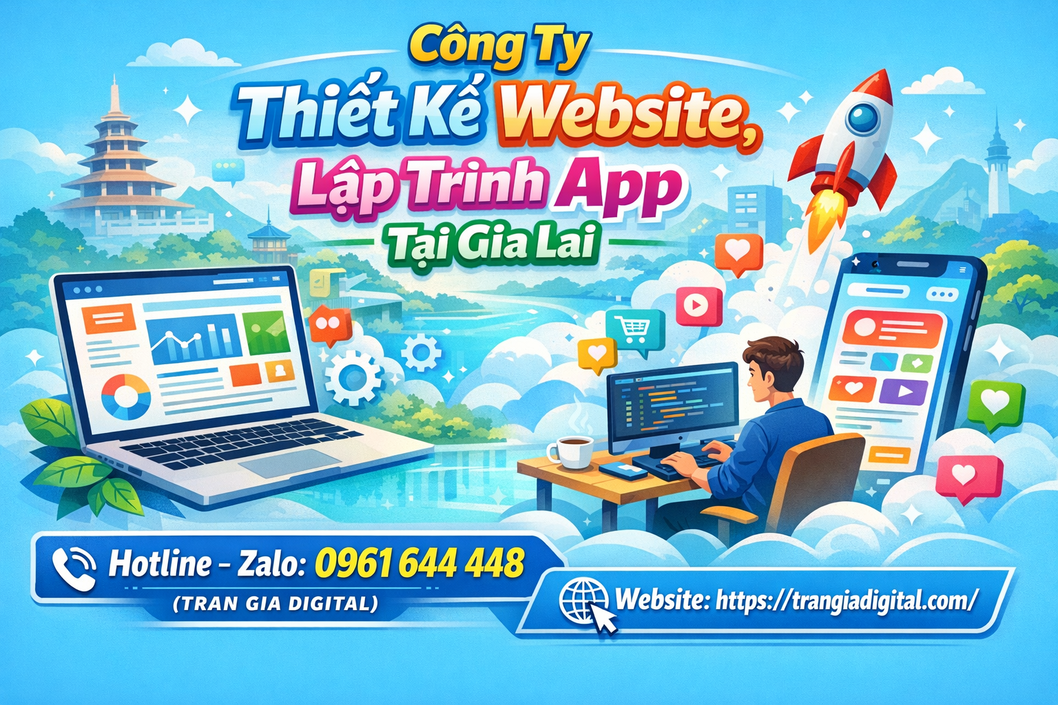 Công ty Thiết Kế Website, Lập Trình App Tại Gia Lai 