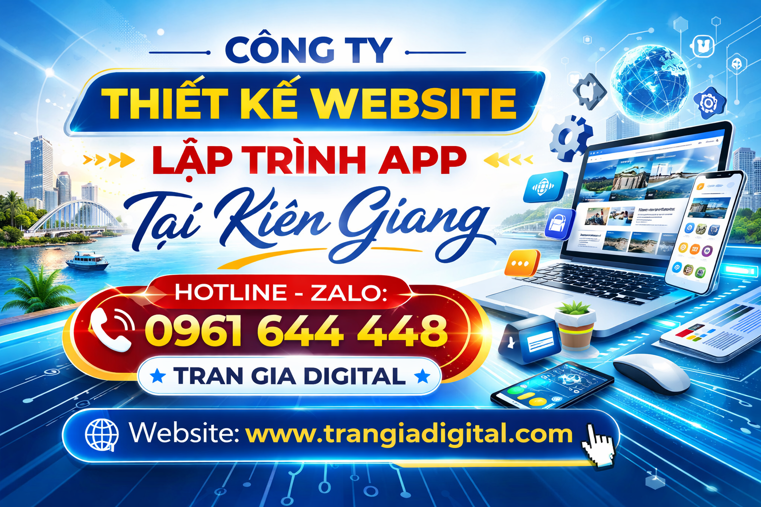 Công ty Thiết Kế Website, Lập Trình App Tại Kiên Giang