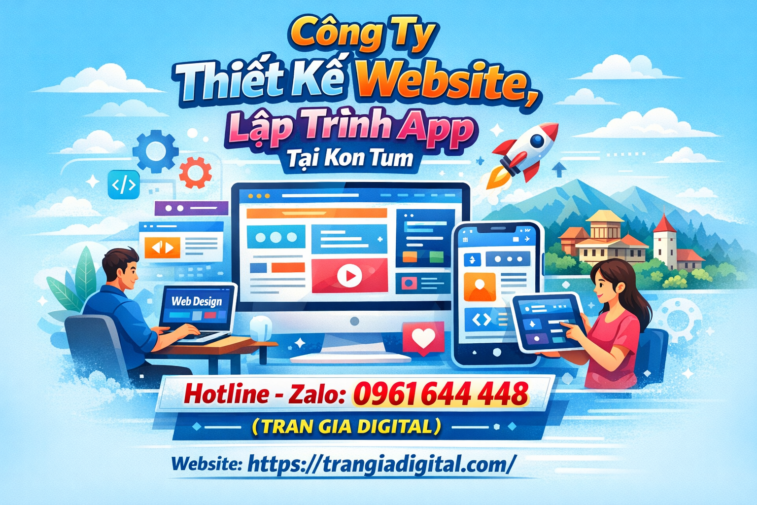 Công ty Thiết Kế Website, Lập Trình App Tại Kon Tum