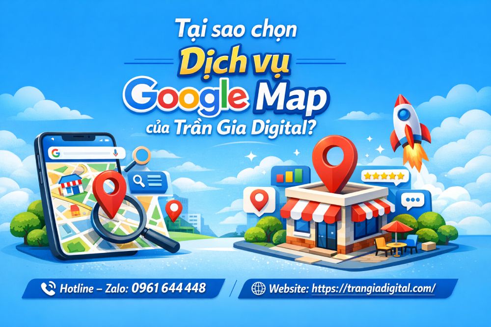 Tại sao chọn bảng báo giá dịch vụ Google Map của Trần Gia Digital?