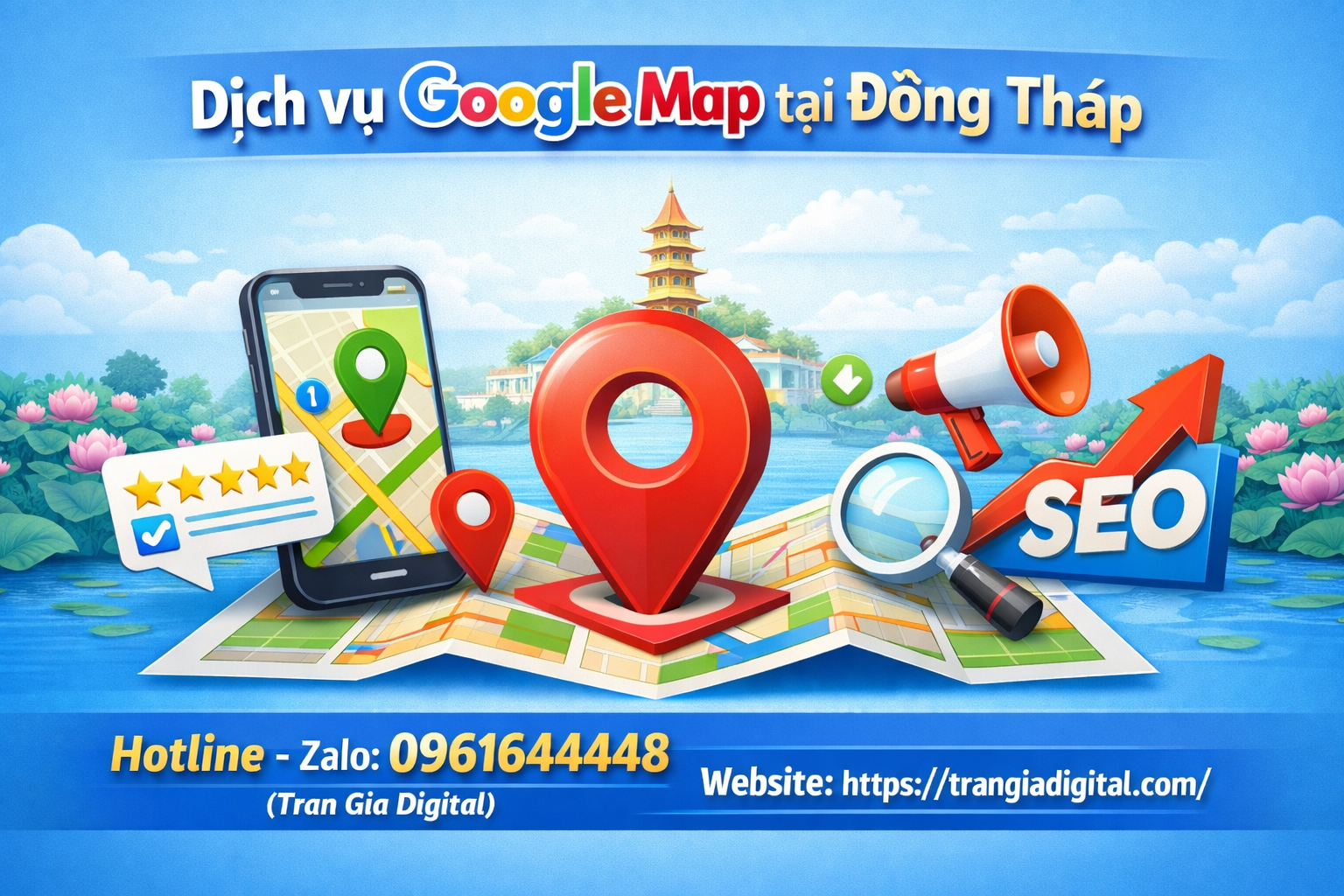 Dịch vụ Google Map tại Đồng Tháp
