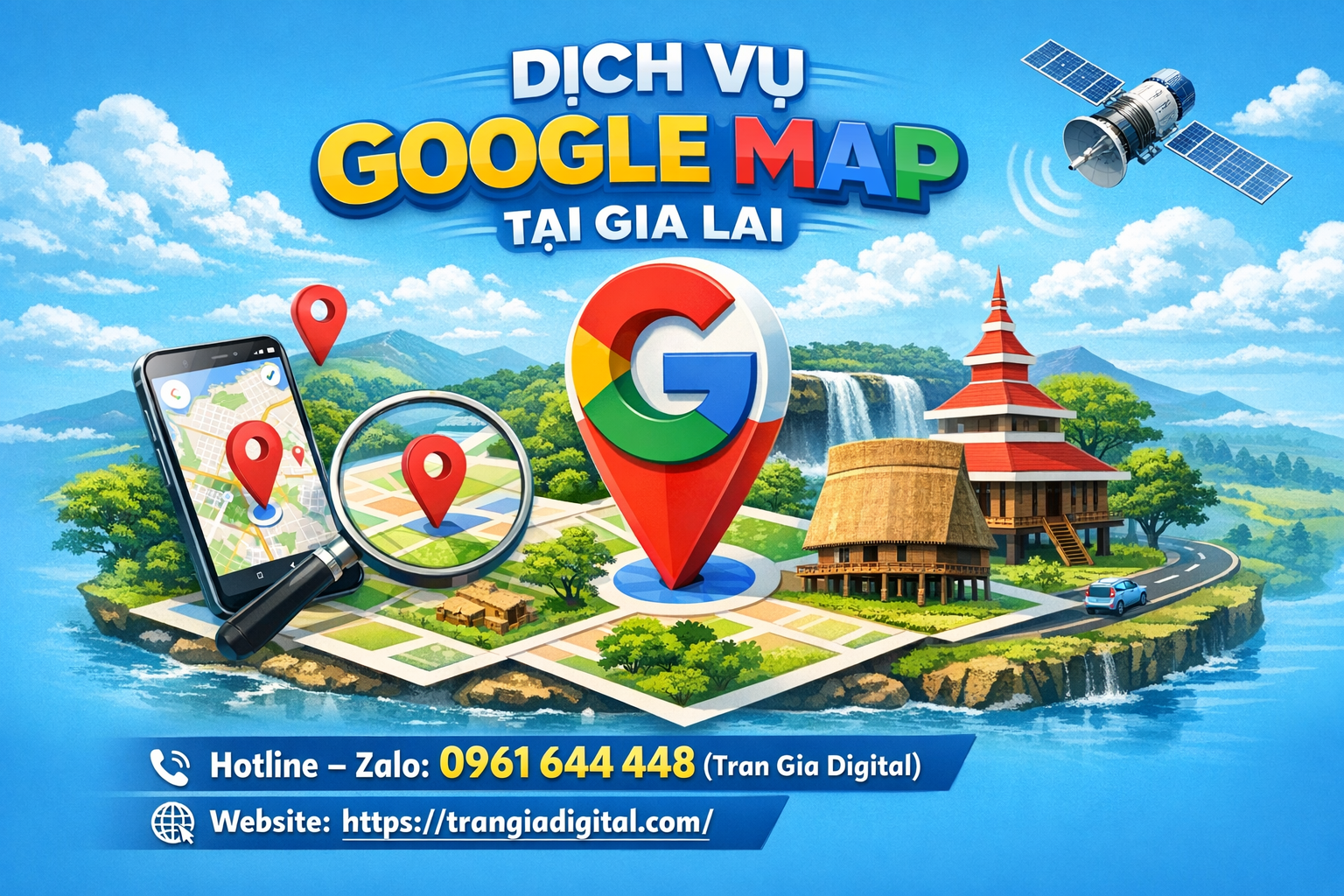 Dịch vụ Google Map tại Gia Lai