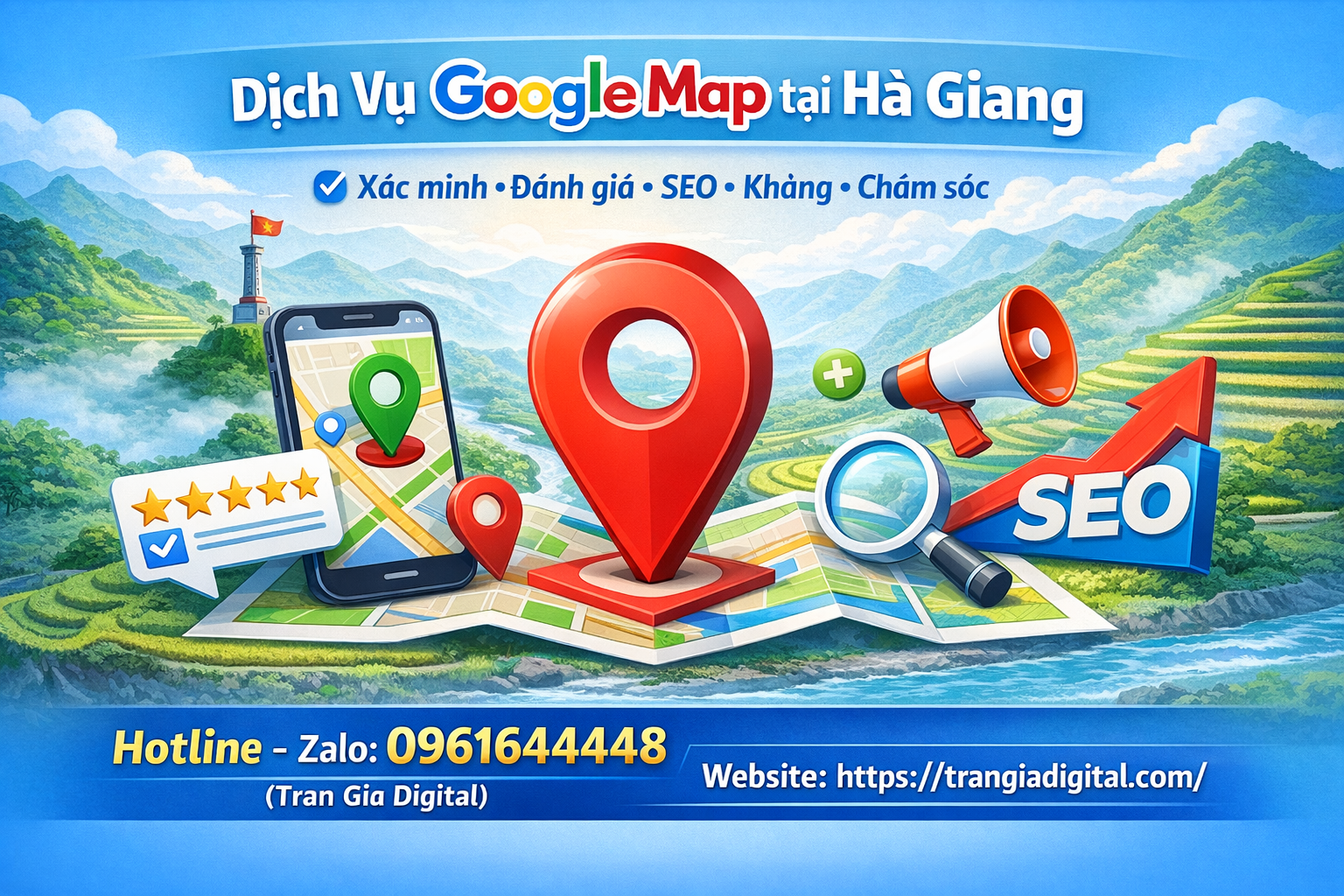 Dịch vụ Google Map tại Hà Giang