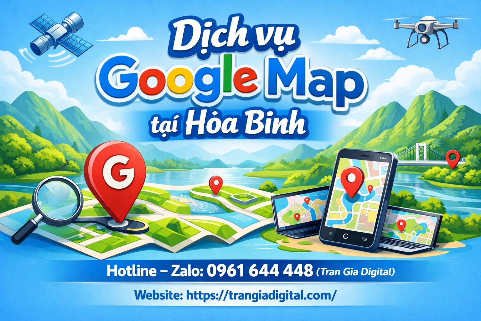 Dịch vụ Google Map tại Hòa Bình