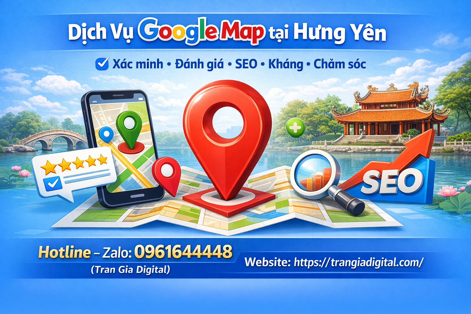 Dịch vụ Google Map tại Hưng Yên