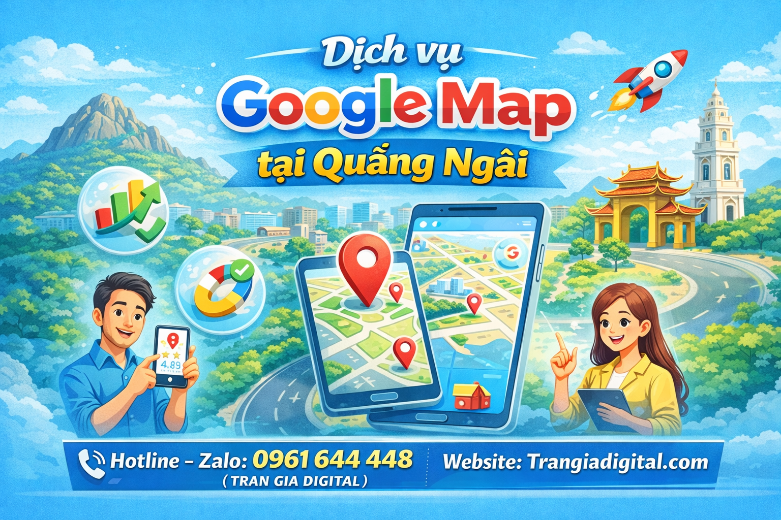 Dịch vụ Google Map tại Quảng Ngãi