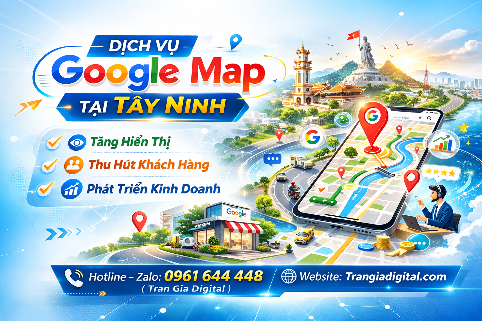 dịch vụ Google Map tại Tây Ninh
