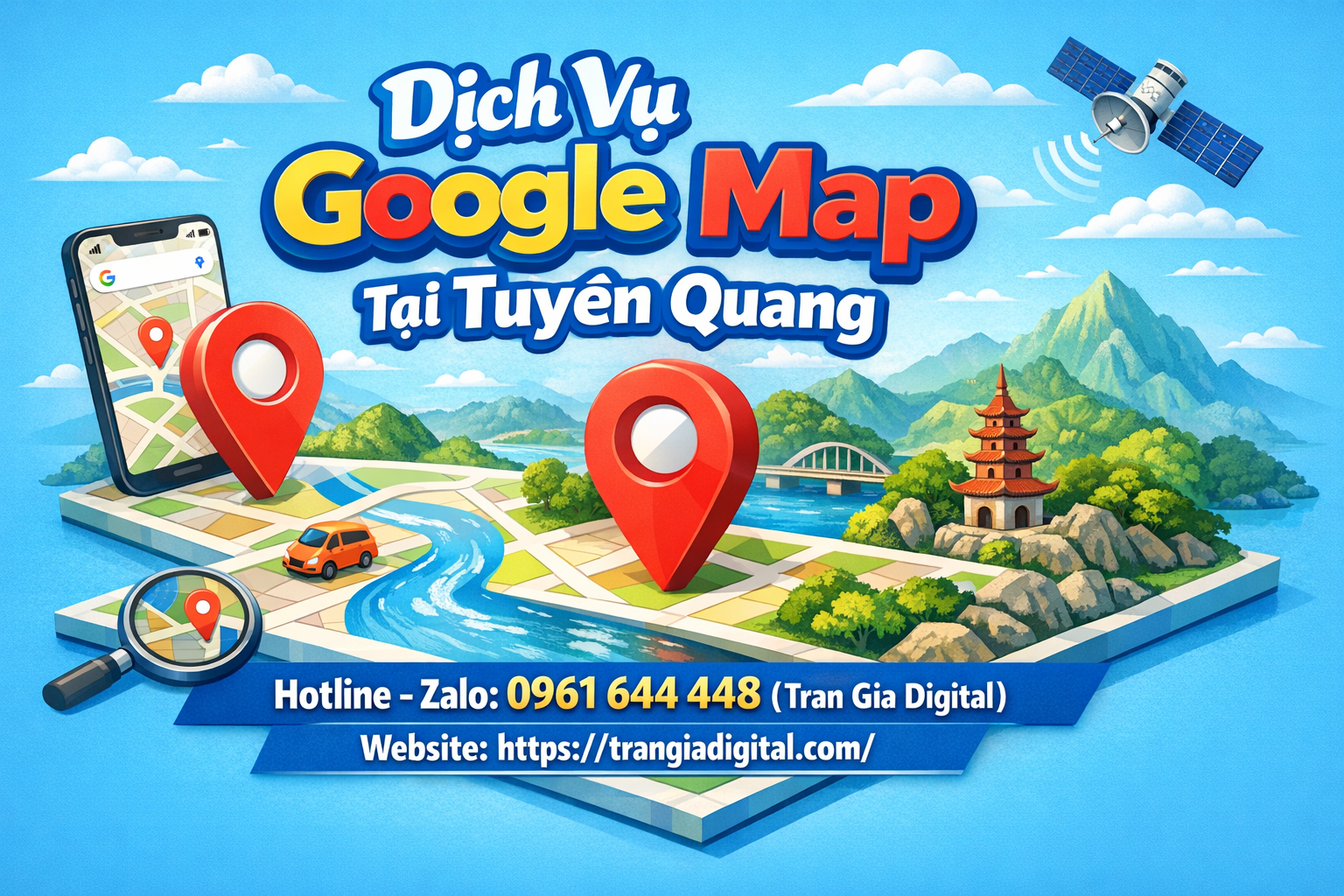 Dịch vụ Google Map tại Tuyên Quang