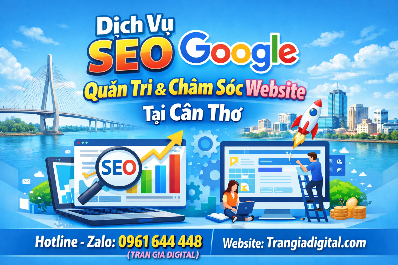 Dịch Vụ SEO Google, Quản Trị Chăm Sóc Website Tại Cần Thơ
