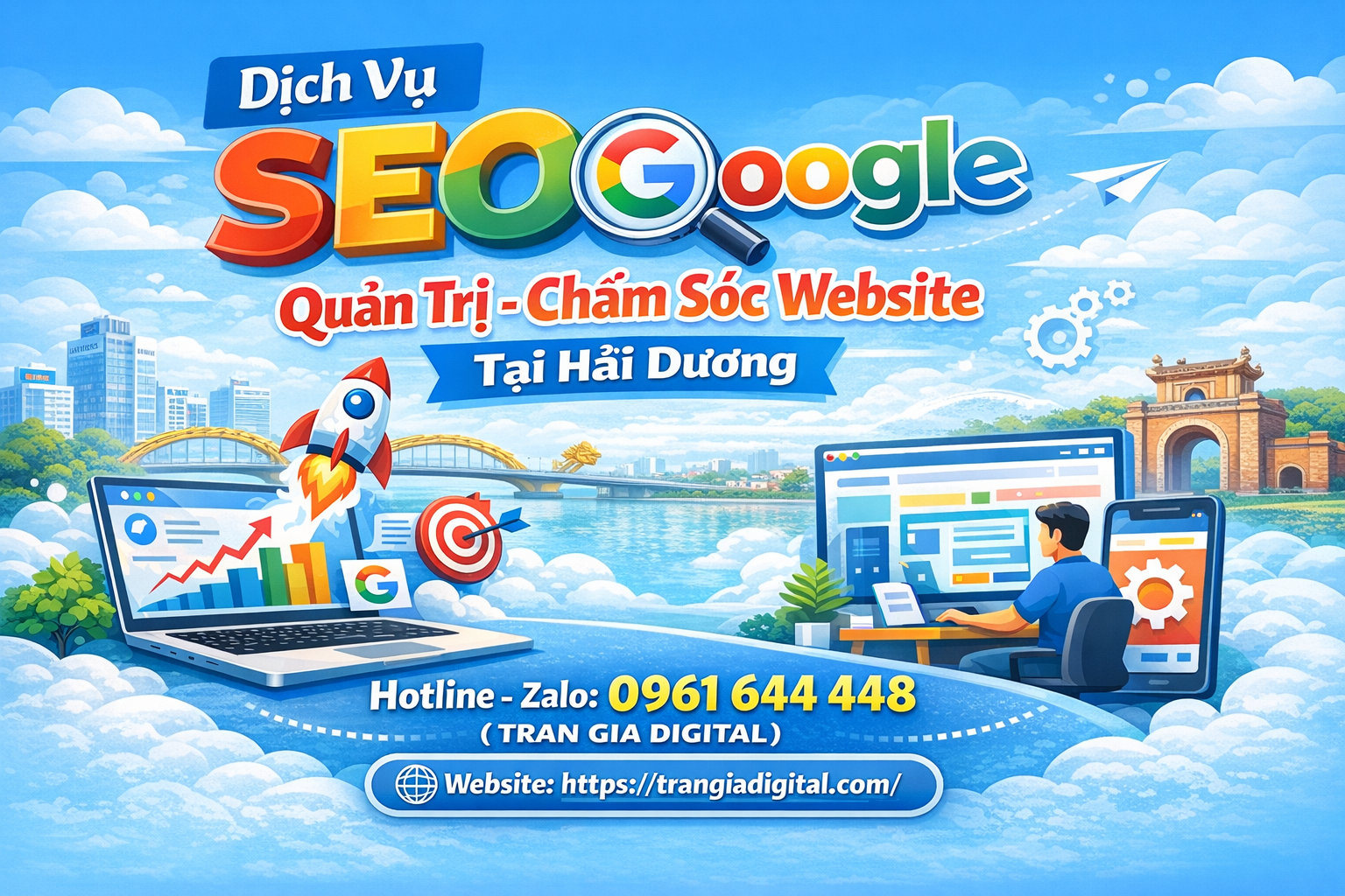 Dịch Vụ SEO Google, Quản Trị Chăm Sóc Website Tại Hải Dương
