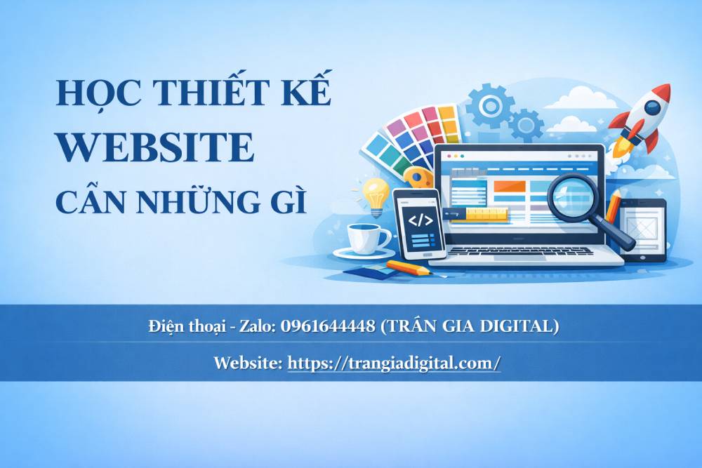 Học thiết kế website cần những gì? Lộ trình từ cơ bản đến nâng cao