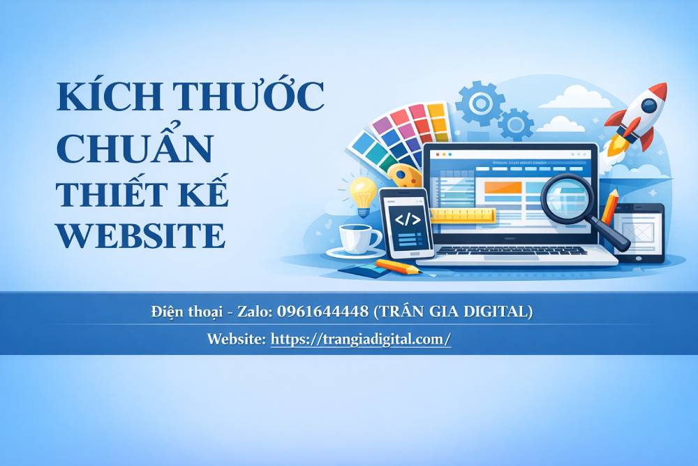 Kích Thước Chuẩn Thiết Kế Website: Bí Quyết SEO Từ TRẦN GIA DIGITA