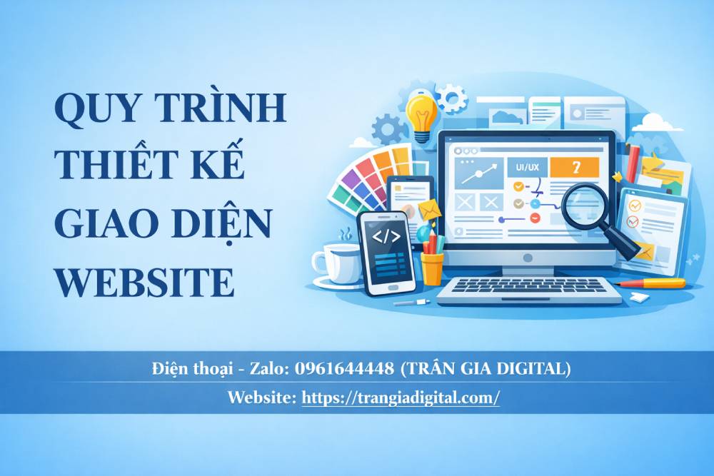 Quy trình thiết kế giao diện website chuyên nghiệp