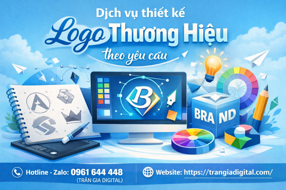 Dịch vụ thiết kế logo thương hiệu giá rẻ độc quyền uy tín theo yêu cầu