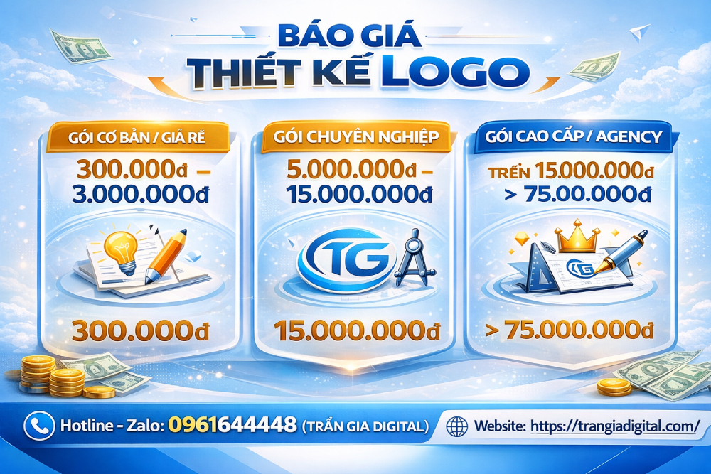 Báo giá thiết kế logo thương hiệu theo yêu cầu