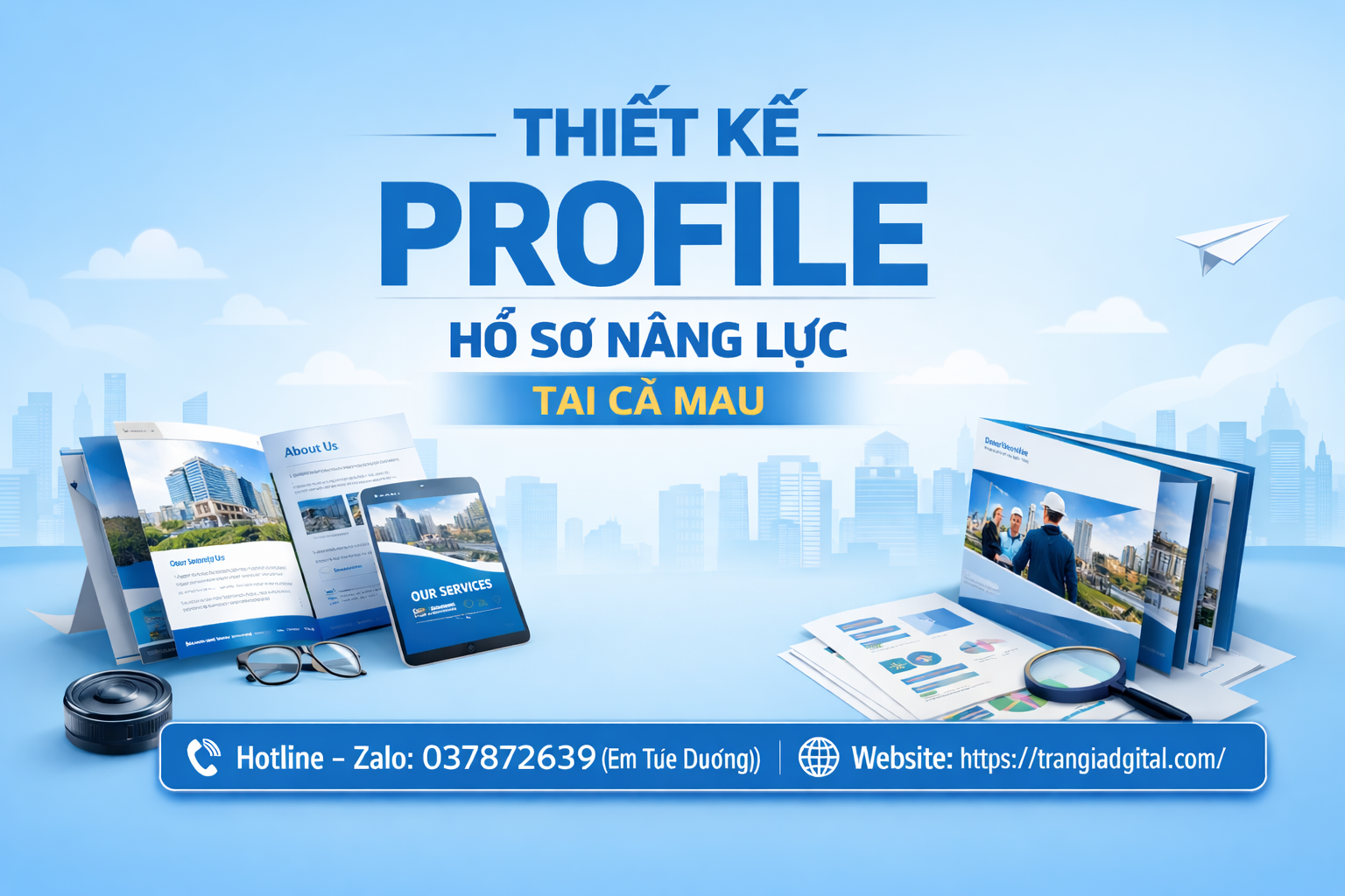 Thiết kế profile hồ sơ năng lực tại Cà Mau