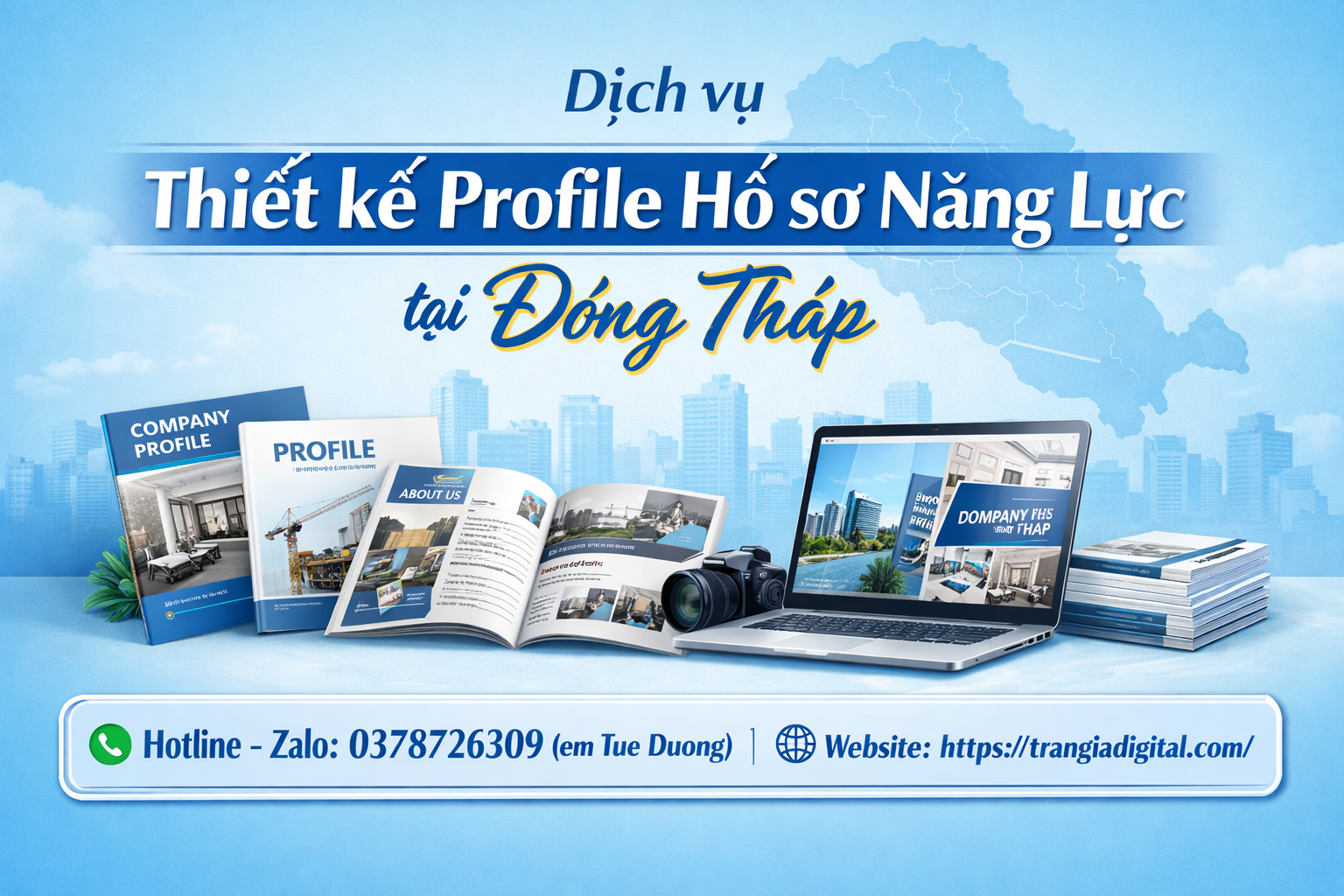 Thiết kế profile hồ sơ năng lực tại Đồng Tháp