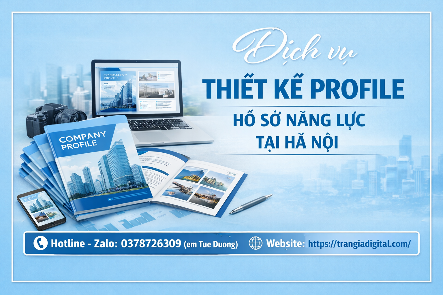 Thiết kế profile hồ sơ năng lực tại Hà Nội 