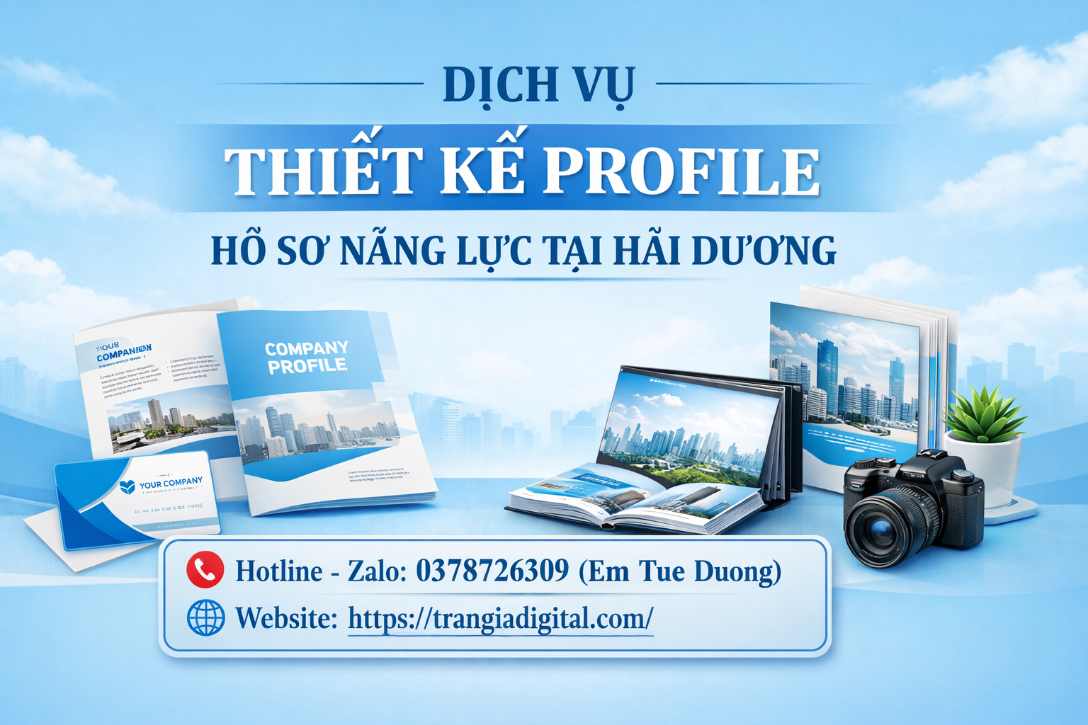 Thiết kế profile hồ sơ năng lực tại Hải Dương