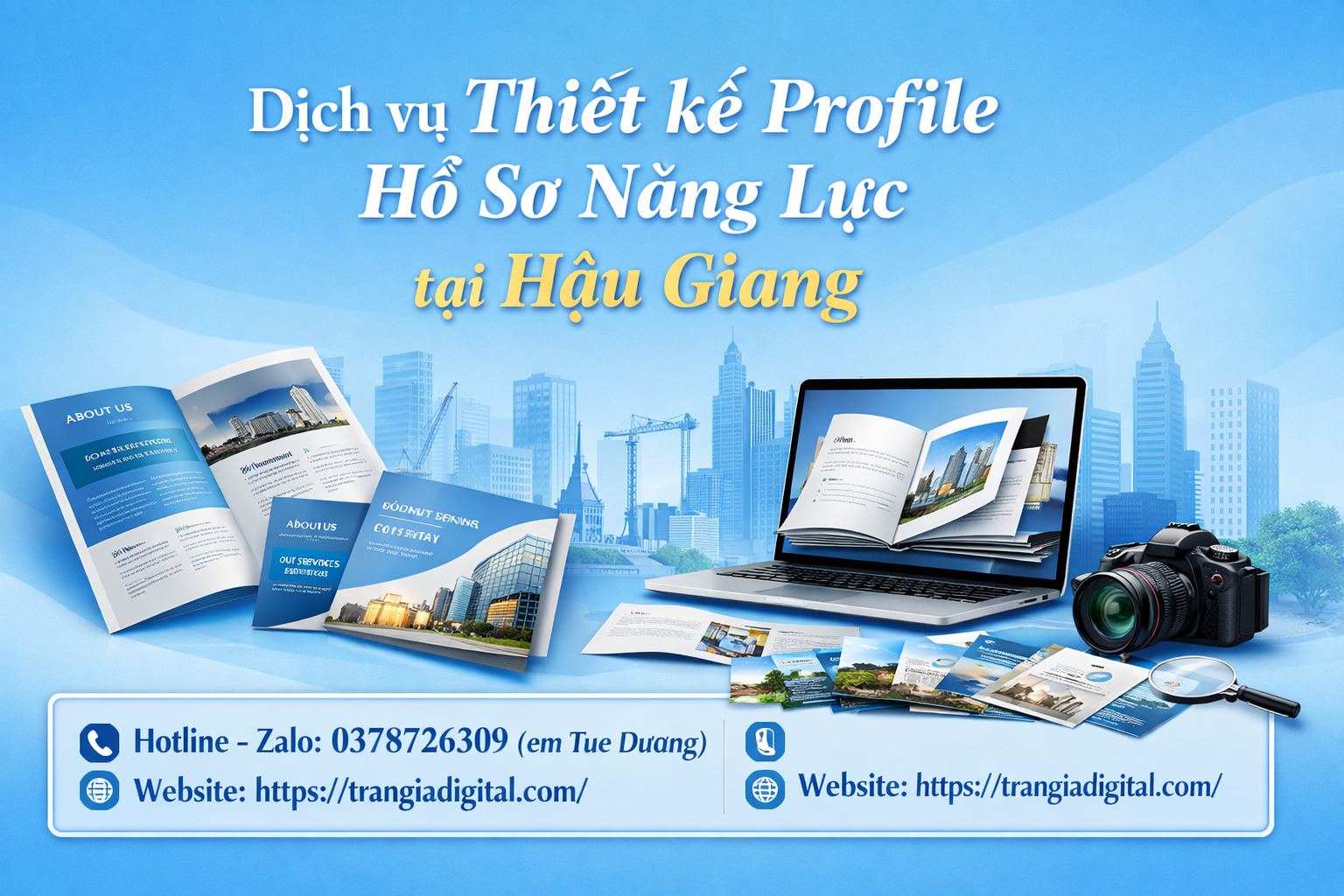 Thiết kế profile hồ sơ năng lực tại Hậu Giang