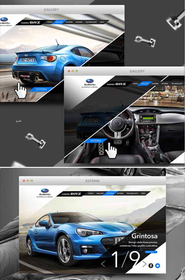 thiết kế website ngành ô tô