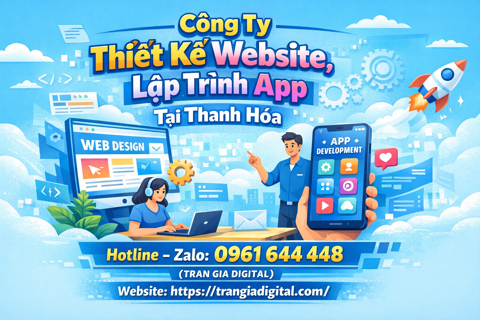 thiết kế website, lập trình app tại Thanh Hóa