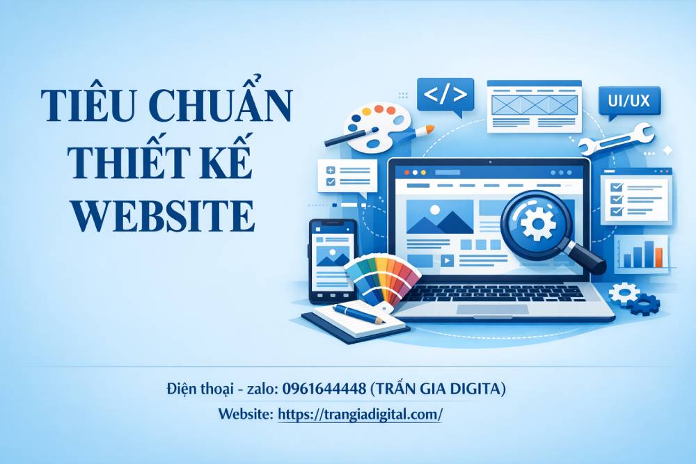 Tiêu chuẩn thiết kế website chuyên nghiệp, chuẩn SEO mới nhất