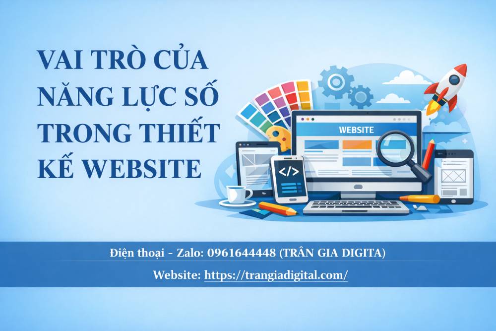 Vai trò của năng lực số trong thiết kế website: Chìa khóa thành công