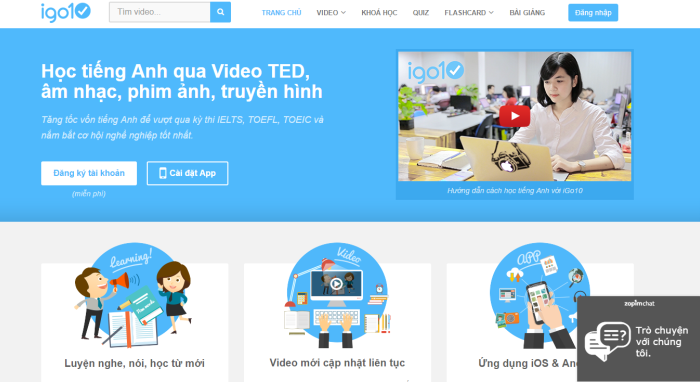 Thiết Kế Website Học Online