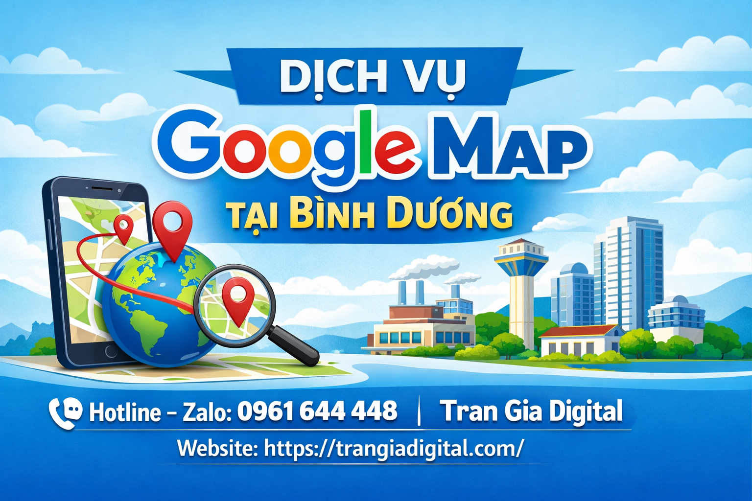 Dịch vụ Google Map tại Bình Dương